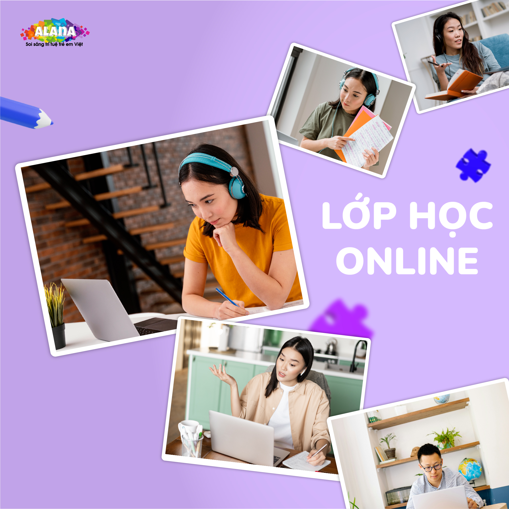 Hình thức học online: video và thực hành